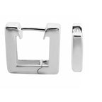 Square Hinged Hoop Earrings