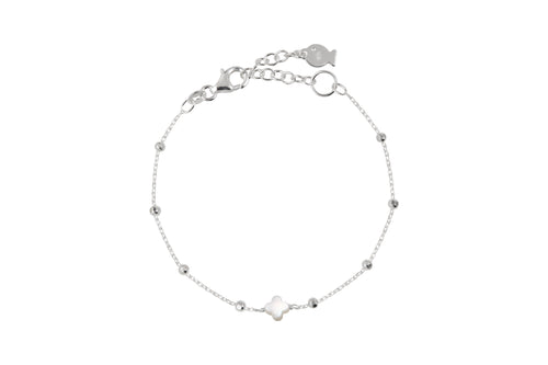 BRACELET CROSS BLANC