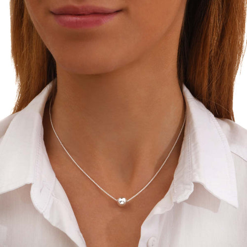 Silver Pearl Necklace