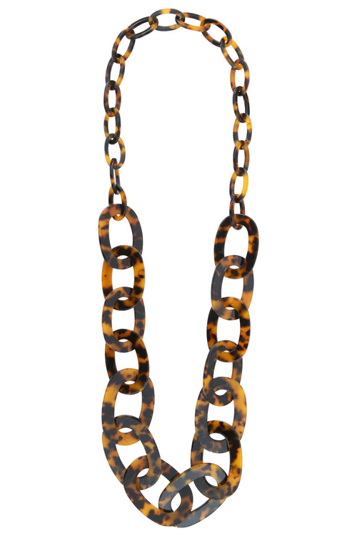 Seventies Acetate Long Necklace